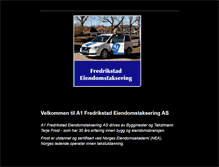 Tablet Screenshot of a1eiendomstaksering.no